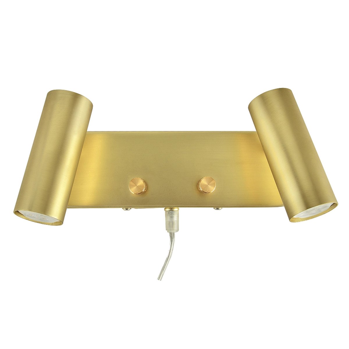 Mini II Laiton brossé lampe de lecture De Oriva - L'applique murale Mini II en métal avec finition laiton brossé est une solution d'éclairage pratique et élégante.