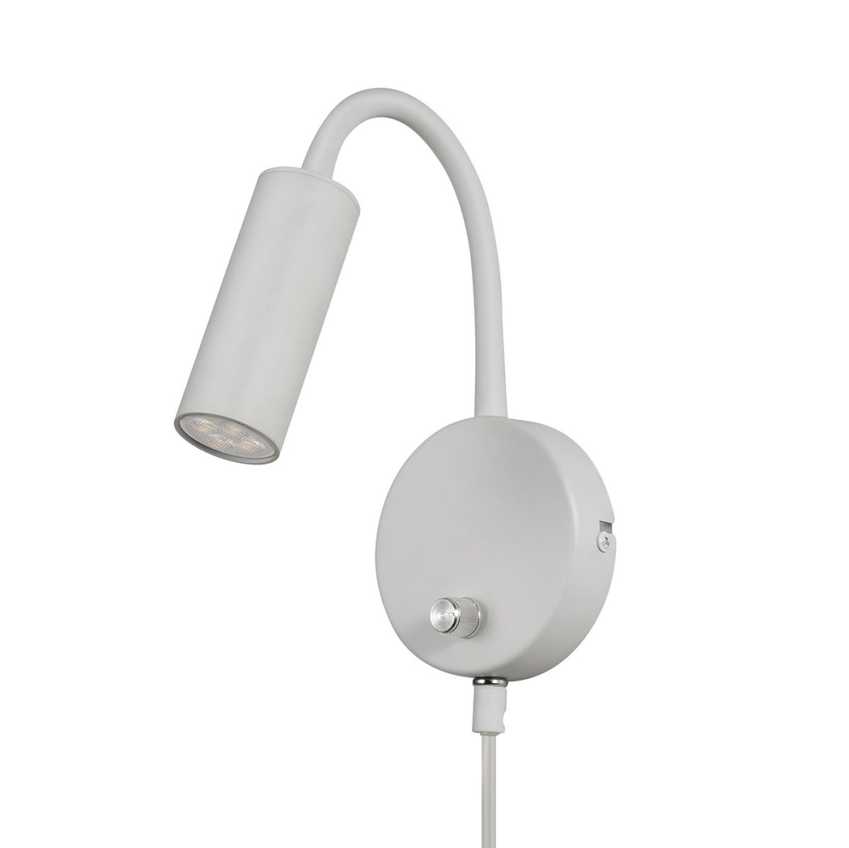 Mini Flex Blanc lampe de lecture De Oriva - Facile à installer et pratique, elle allie parfaitement fonctionnalité et design.