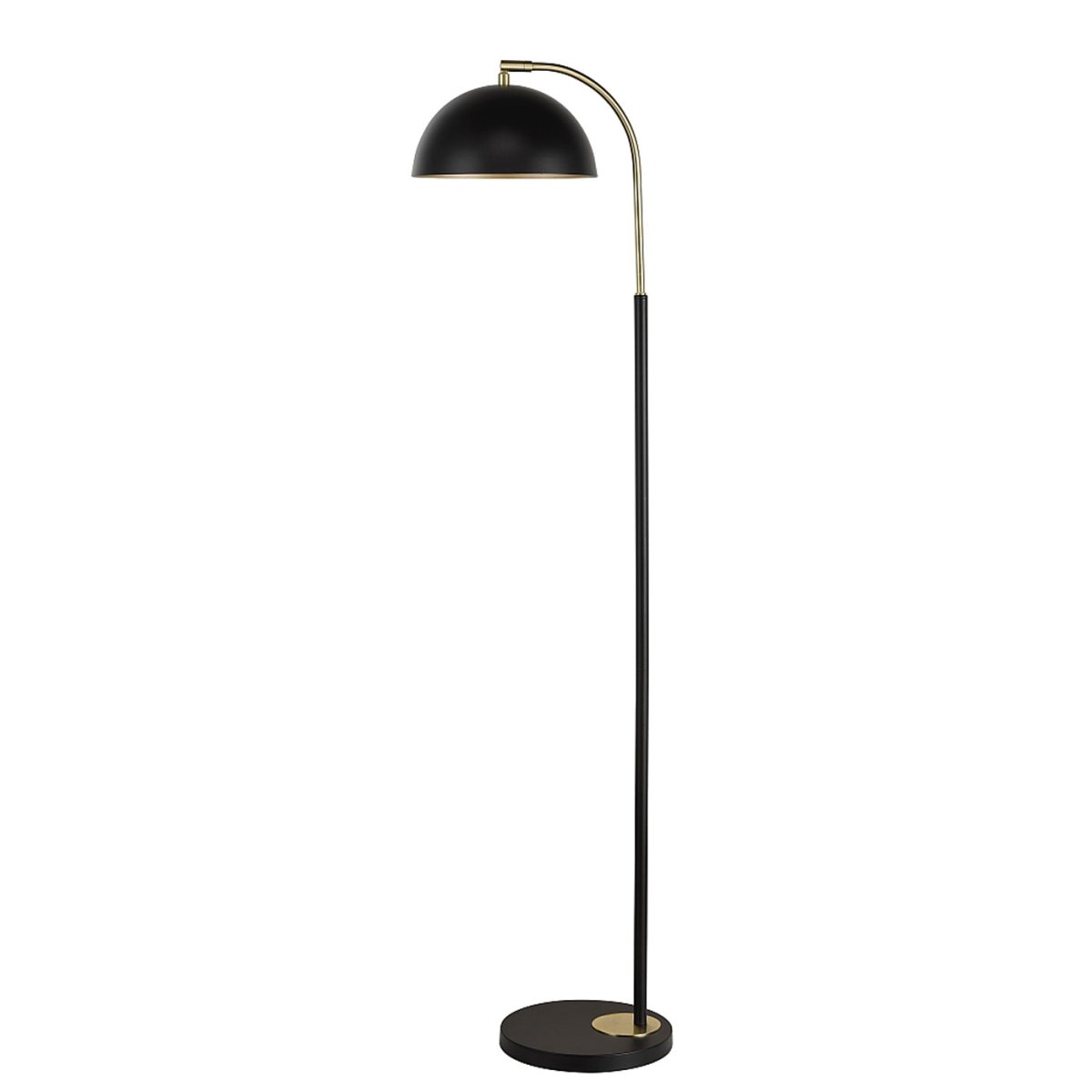  Milano Noir lampadaire De Oriva - Le parapluie dispose de deux sources lumineuses qui fournissent une lumière extra vive en cas de besoin.