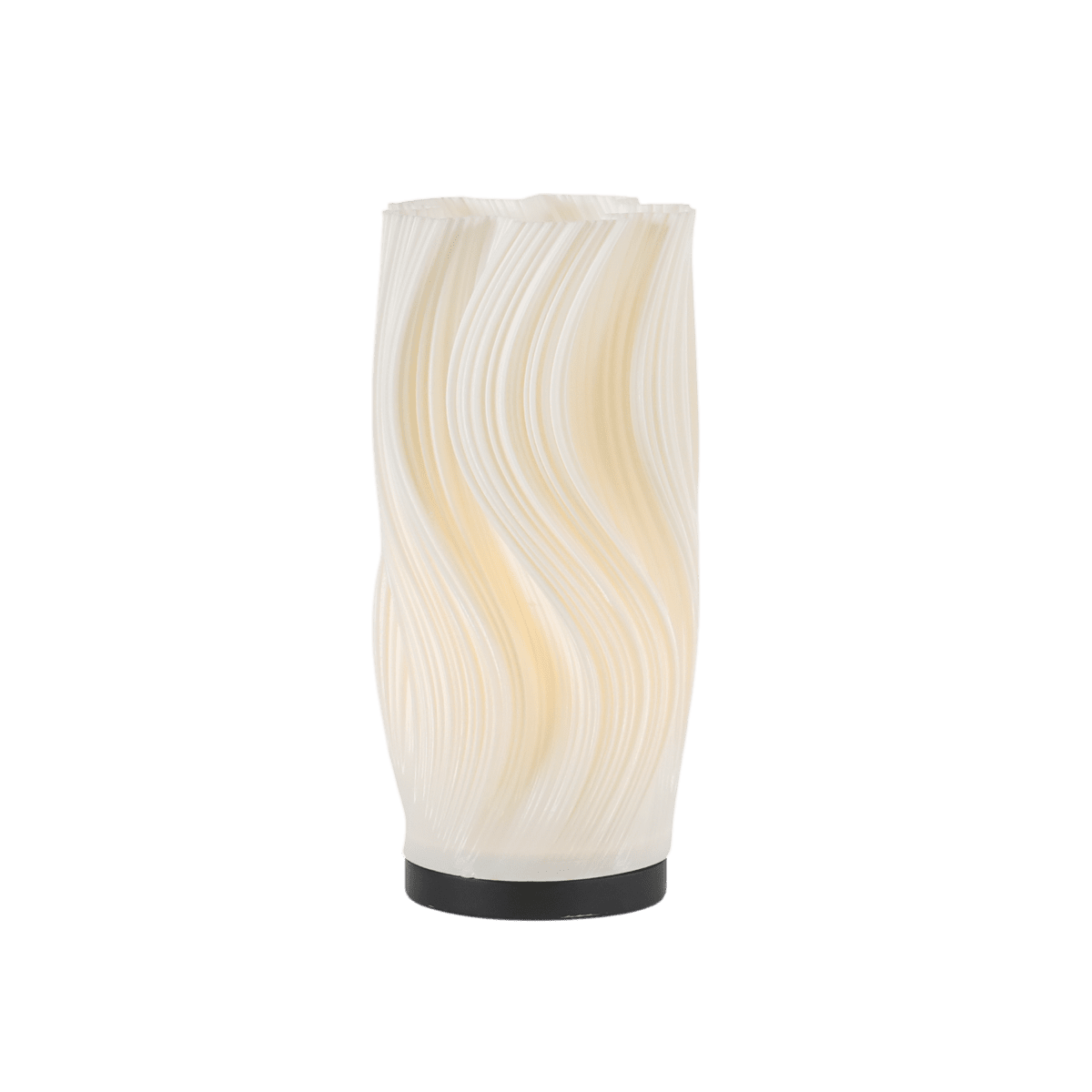 Caisa 30cm Blanc lampe de table De Pixie Design - Grâce à sa forme décorative, elle peut servir à la fois de source de lumière et d'élément décoratif.