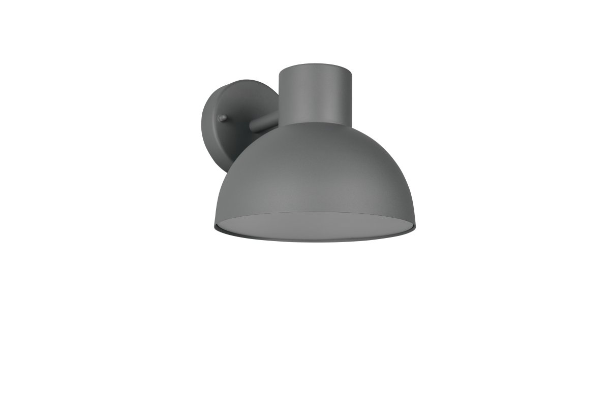 Elbe 20cm Anthracite lampe d’extérieur De Trio Lighting - Avec un indice de protection IP44, il résiste à la pluie et à l'humidité et émet une lumière douce et orientée vers le bas qui assure une entrée sûre et agréable.