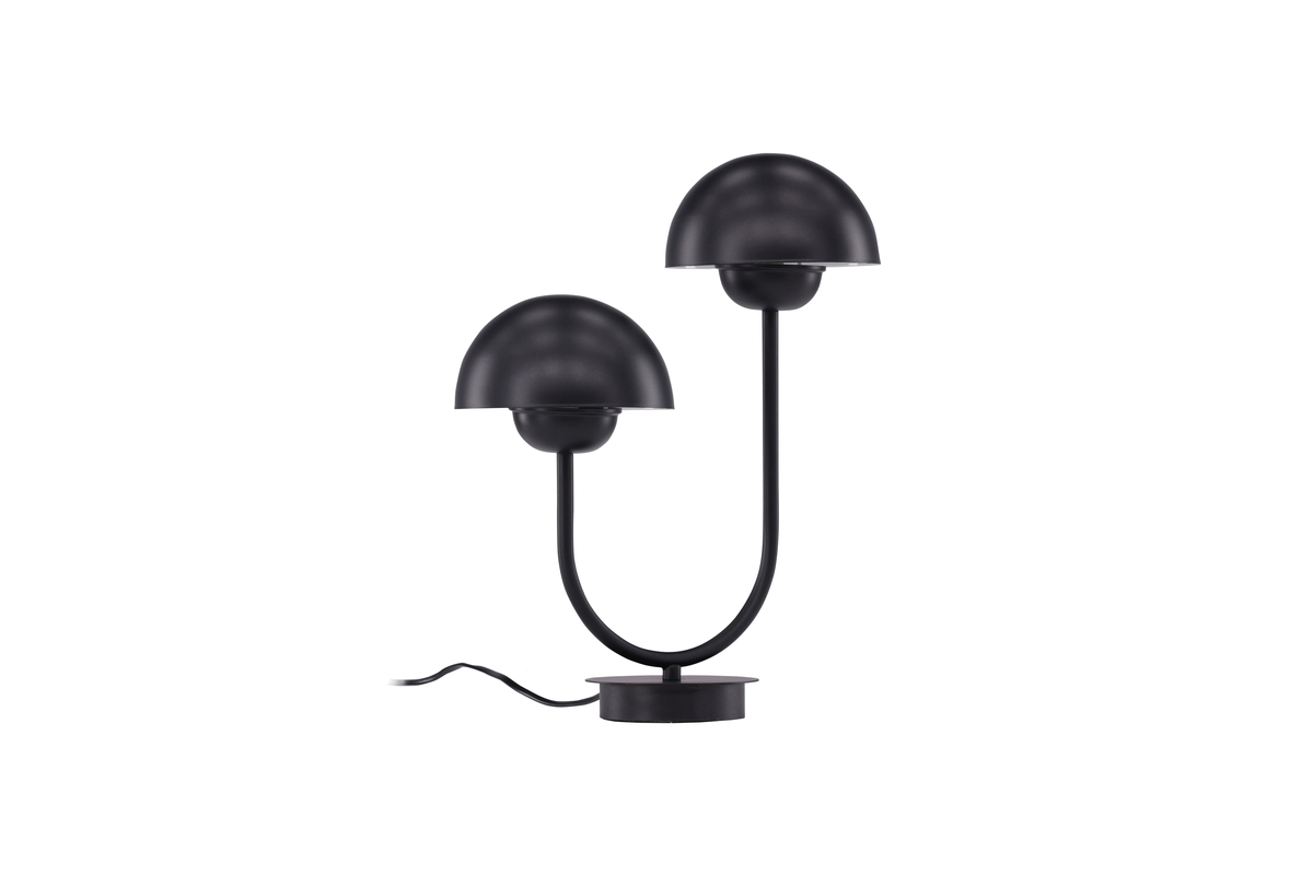 Lyckorna 38cm Noir lampe de table De Venture Design - Cette lampe est parfaite pour tous ceux qui recherchent une lampe décorative mais élégante avec un design doux qui s'intègre dans la plupart des pièces et des styles d'intérieur.