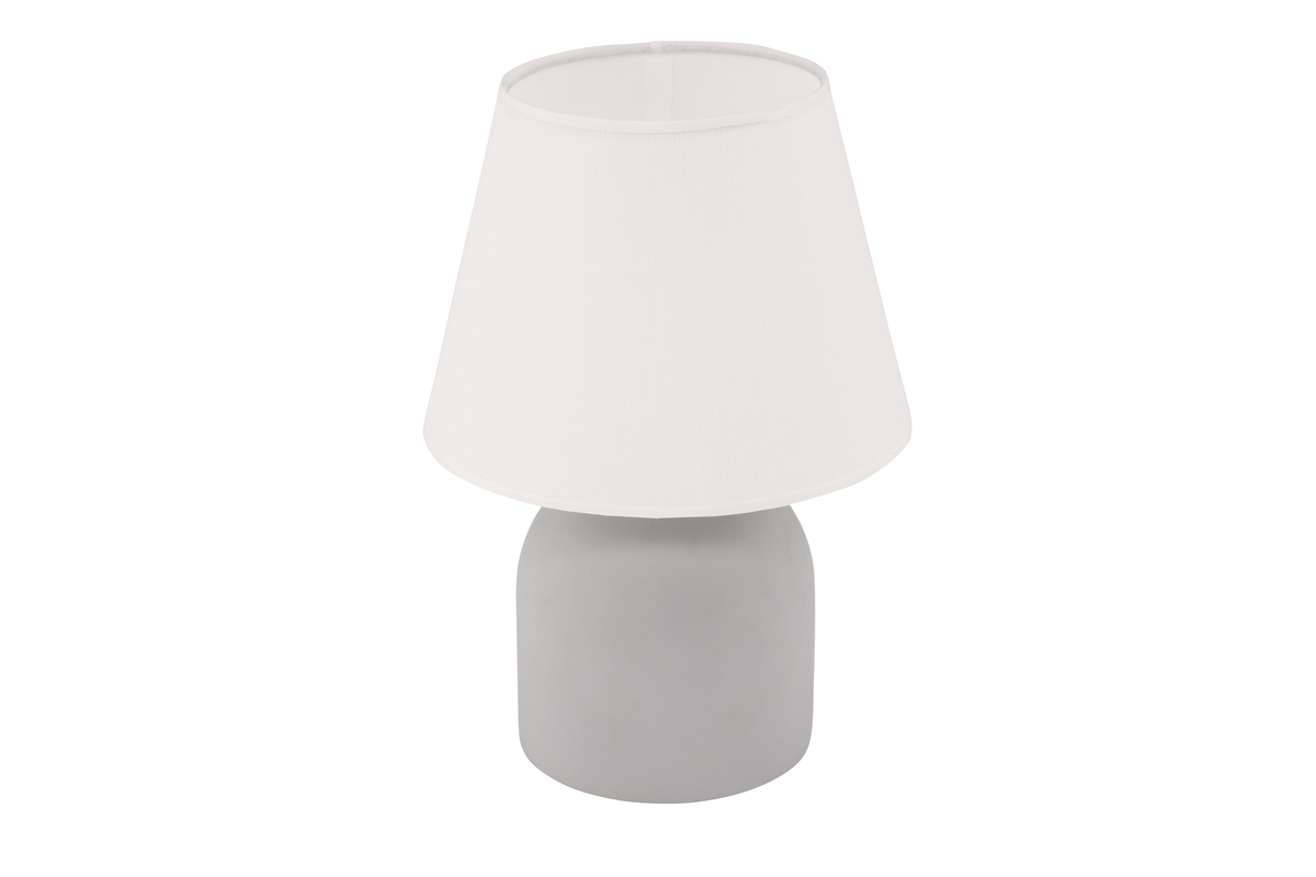 Styrsö 37cm Gris lampe de table De Venture Design - Gr&acirc;ce &agrave; son design &eacute;l&eacute;gant, la lampe s'int&egrave;gre facilement dans le reste de l'ameublement de la pi&egrave;ce et lui conf&egrave;re une atmosph&egrave;re chaleureuse.