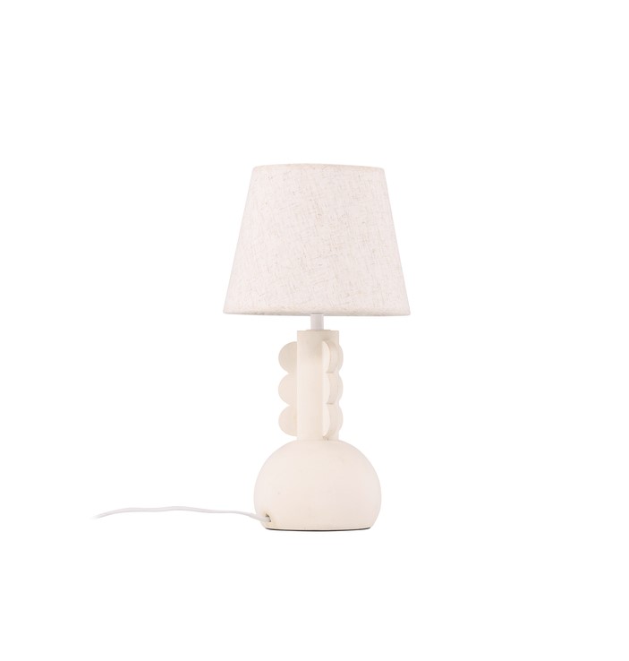 Mellerud 43cm Beige lampe de table De Venture Design - Les formes douces et les couleurs terreuses créent une impression chaleureuse dans la pièce et élèvent le niveau de décoration intérieure de plusieurs crans.