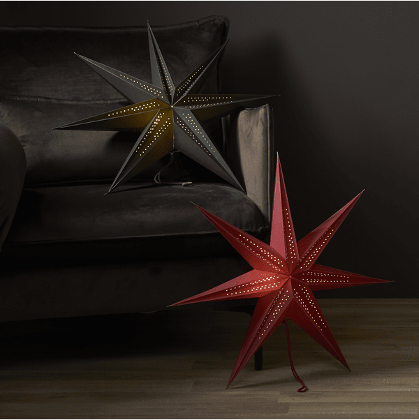 Point Ø60 ROUGE De Star Trading - Cette d&eacute;coration de l'Avent cr&eacute;e une belle ambiance de No&euml;l.