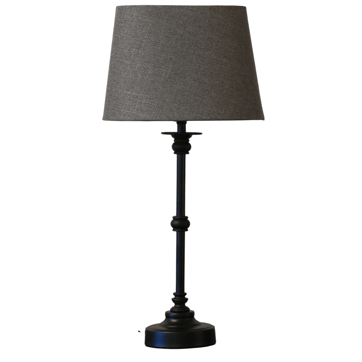 Axel Mini 50cm Noir lampe de table De Lampan - Elle est fournie avec un c&acirc;ble de 2 m&egrave;tres, un interrupteur et une prise.