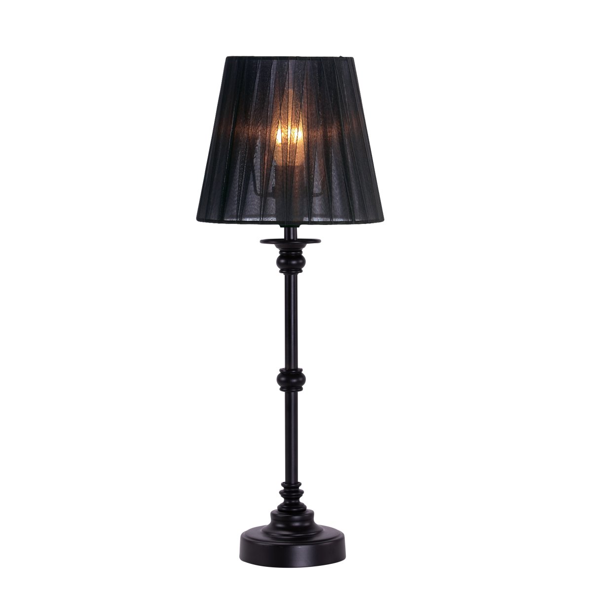 Axel Mini 48cm Noir lampe de table De Pixie Design - Axel est une lampe de table élégante aux formes classiques.