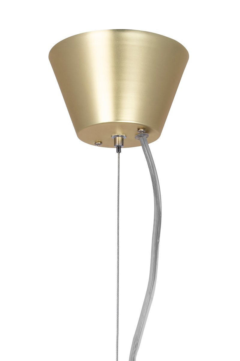Torrano Ø30 Travertin beige suspension De Globen Lighting - La pierre est un mat&eacute;riau naturel, et les couleurs et nuances de son marbrure varient, cr&eacute;ant un motif unique pour chaque pi&egrave;ce.