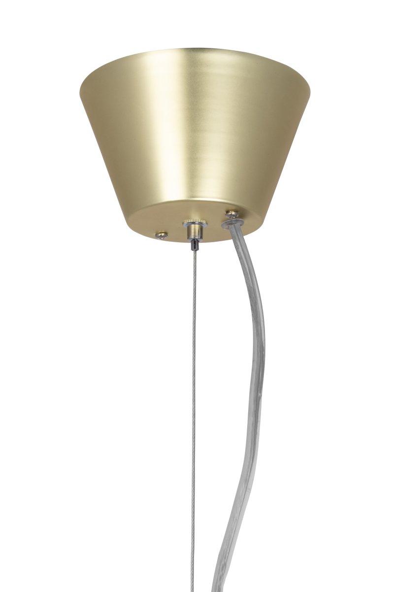 Torrano Ø30 Marbre blanc suspension De Globen Lighting - La pierre est un matériau naturel, et les couleurs et nuances de son marbrure varient, créant un motif unique pour chaque pièce.