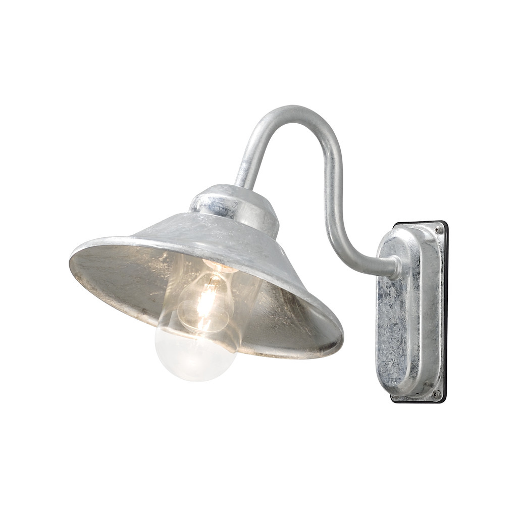 Vega Acier galvanisé lampe d’extérieur De Konstsmide - La lampe est fabriquée à partir de matériaux durables qui peuvent résister à toutes les conditions météorologiques et est à la fois pratique et décorative.