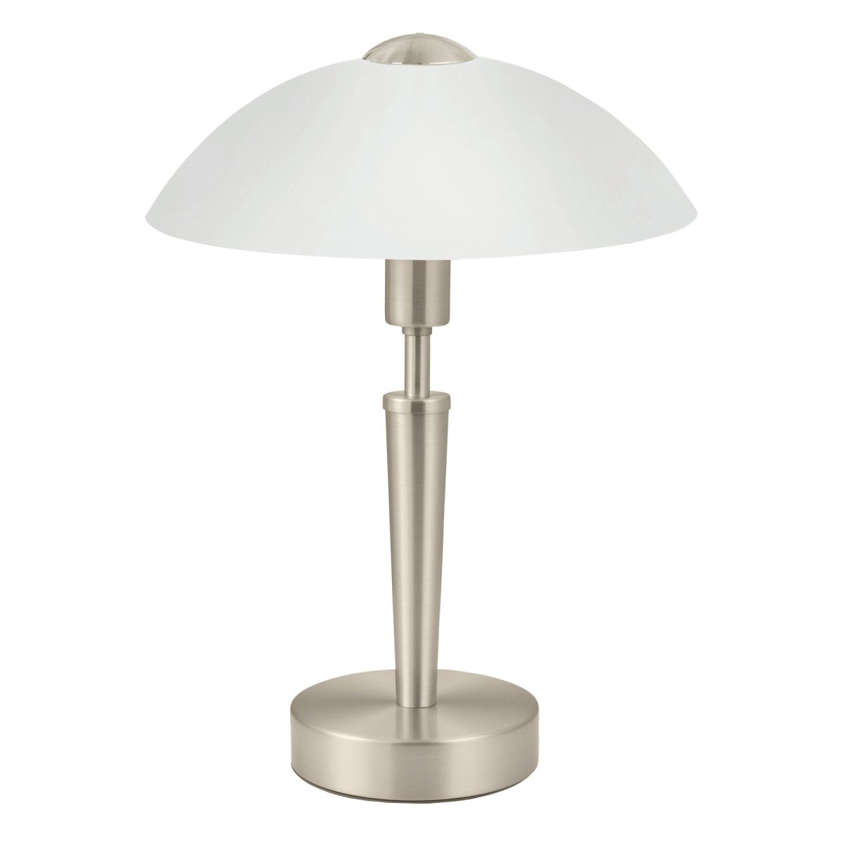 Solo 35cm Nickel lampe de table De Eglo - La lampe de table Solo allie design moderne et fonctionnalit&eacute;.