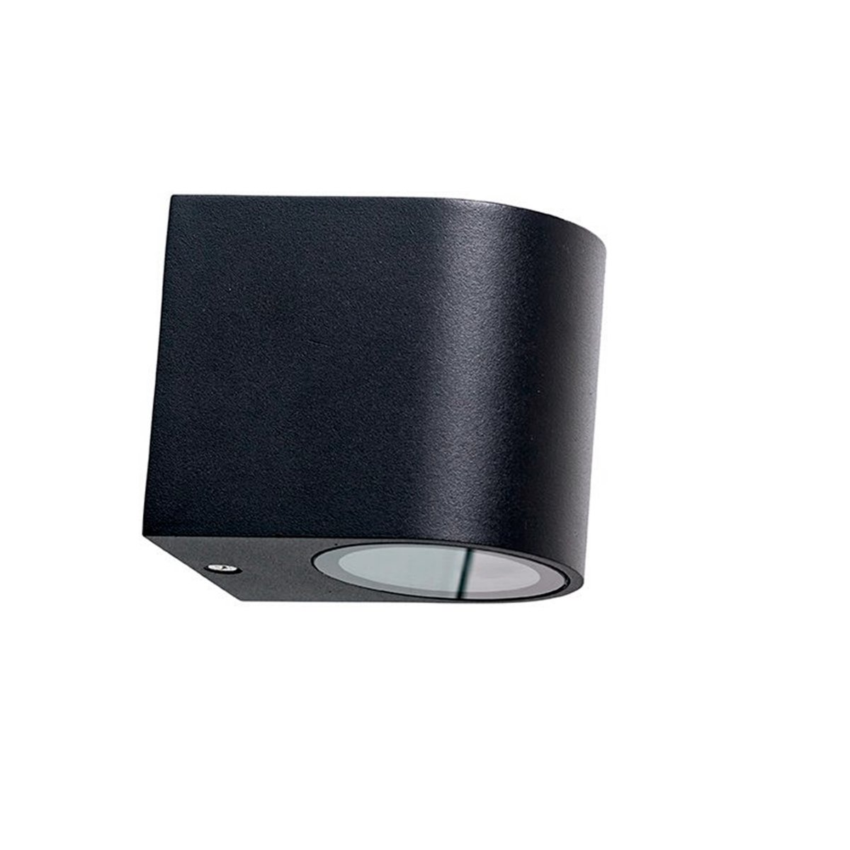 Læsø Noir lampe d’extérieur De Dyberg Larsen - La lampe a une forme cylindrique et est disponible en deux couleurs.