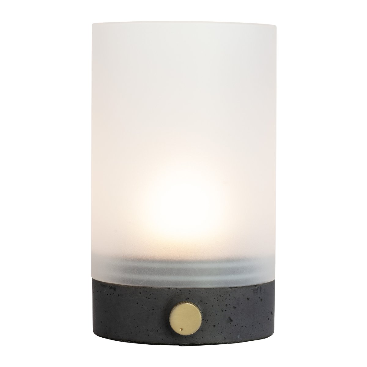 Cozy 20cm Gris portable De Dyberg Larsen - La lampe peut être réglée en continu et émet une lumière douce et chaleureuse, parfaite pour le salon, la chambre ou le bureau.