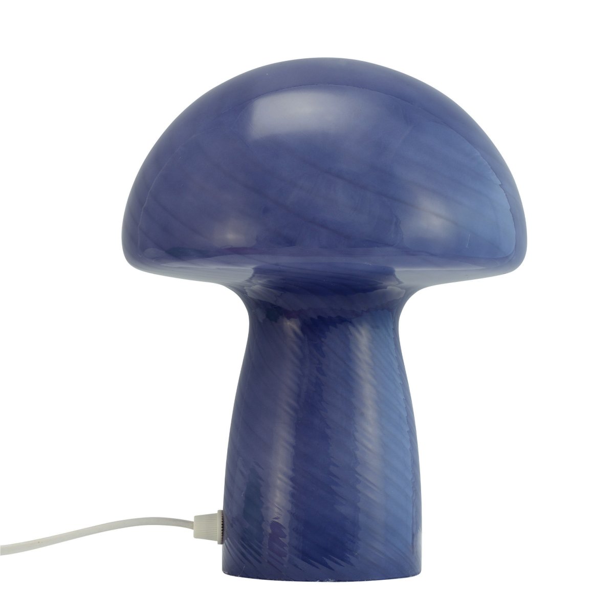 Jenny 23cm Bleu lampe de table De Dyberg Larsen - Qu'elle soit plac&eacute;e sur une table d'appoint, un rebord de fen&ecirc;tre, une table de chevet ou un bureau, la lampe de table Jenny Mushroom est un accessoire parfait qui rehaussera votre int&eacute;rieur par son charme et son &eacute;l&eacute;gance.