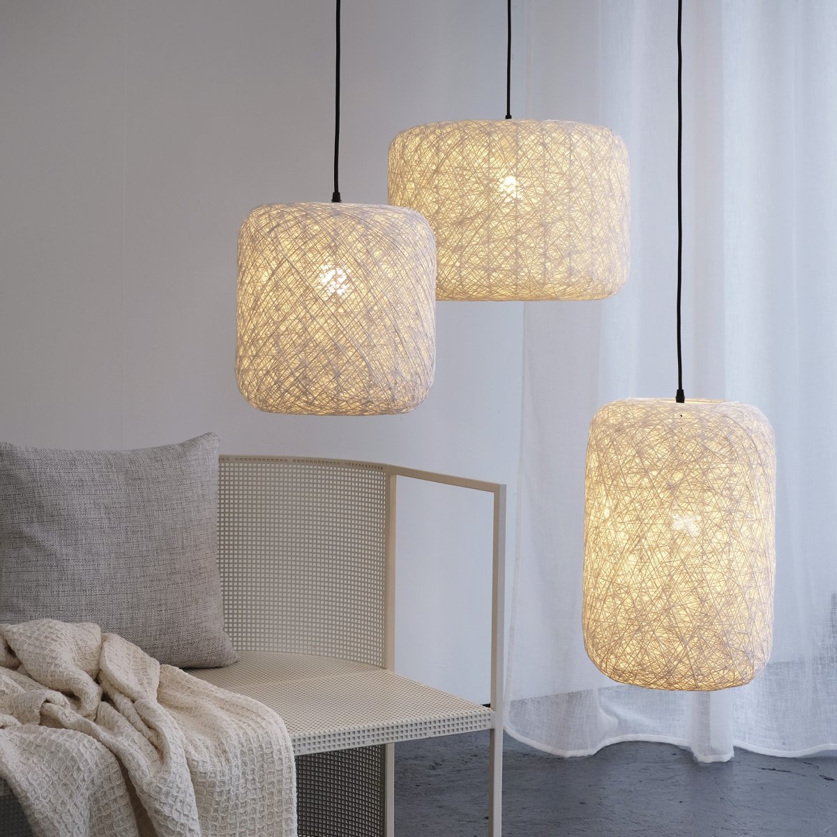 Spin Ø30 Blanc suspension De Dyberg Larsen - 