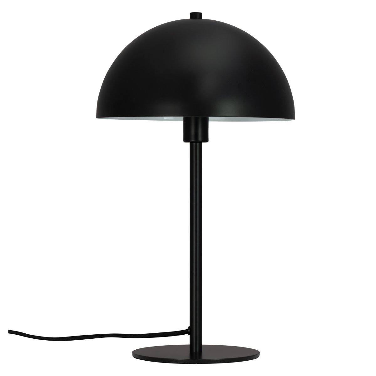 Stockholm 43cm Noir lampe de table De Dyberg Larsen - La lampe &eacute;met une lumi&egrave;re douce et agr&eacute;able qui cr&eacute;e une atmosph&egrave;re agr&eacute;able, qu'elle soit plac&eacute;e sur le bureau, la table de chevet ou dans le salon.