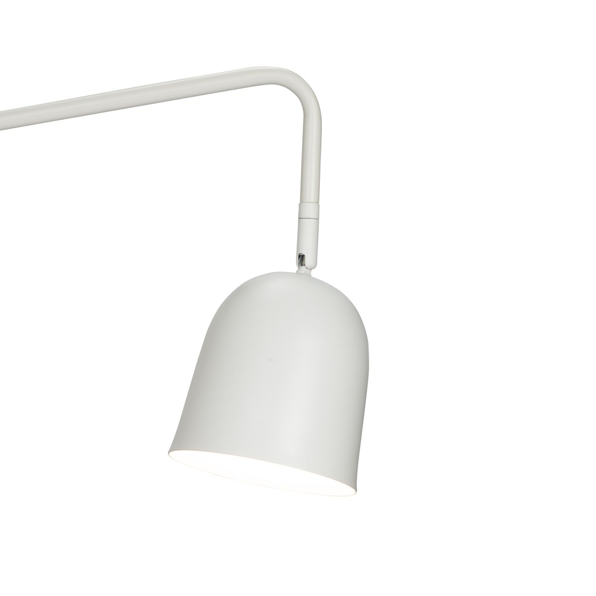 Manchester 45cm Blanc applique murale De Dyberg Larsen - Le disjoncteur est situ&eacute; sur le support mural et le c&acirc;ble peut &ecirc;tre d&eacute;connect&eacute; si la lampe doit &ecirc;tre connect&eacute;e directement &agrave; une douille de lampe.