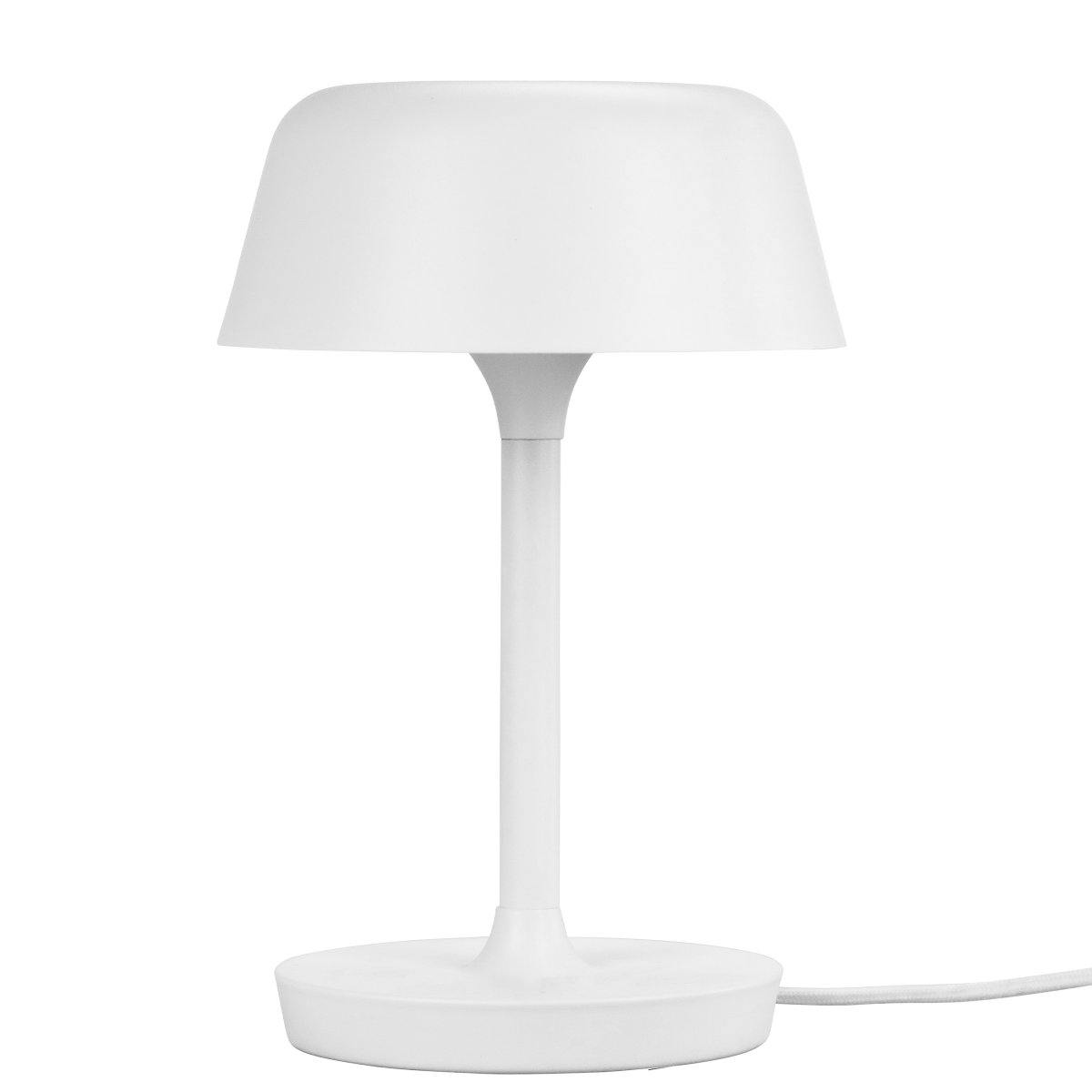 Valencia 30cm Blanc lampe de table De Dyberg Larsen - La lampe de table Valencia est une lampe élégante et unique qui émet une lumière belle et agréable.