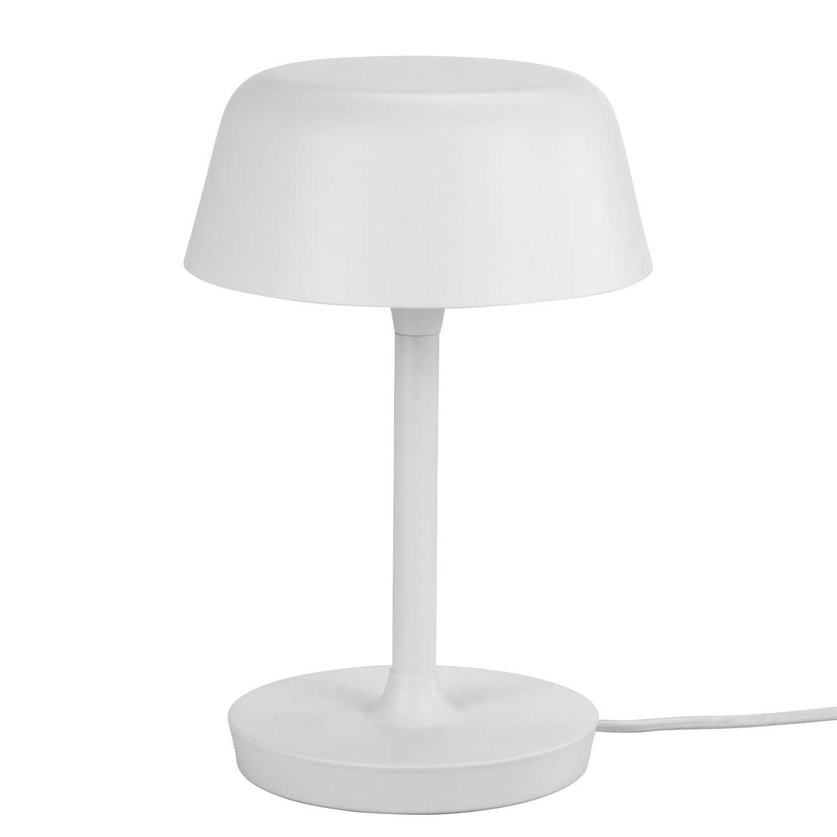 Valencia 30cm Blanc lampe de table De Dyberg Larsen - La lampe de table Valencia est une lampe élégante et unique qui émet une lumière belle et agréable.