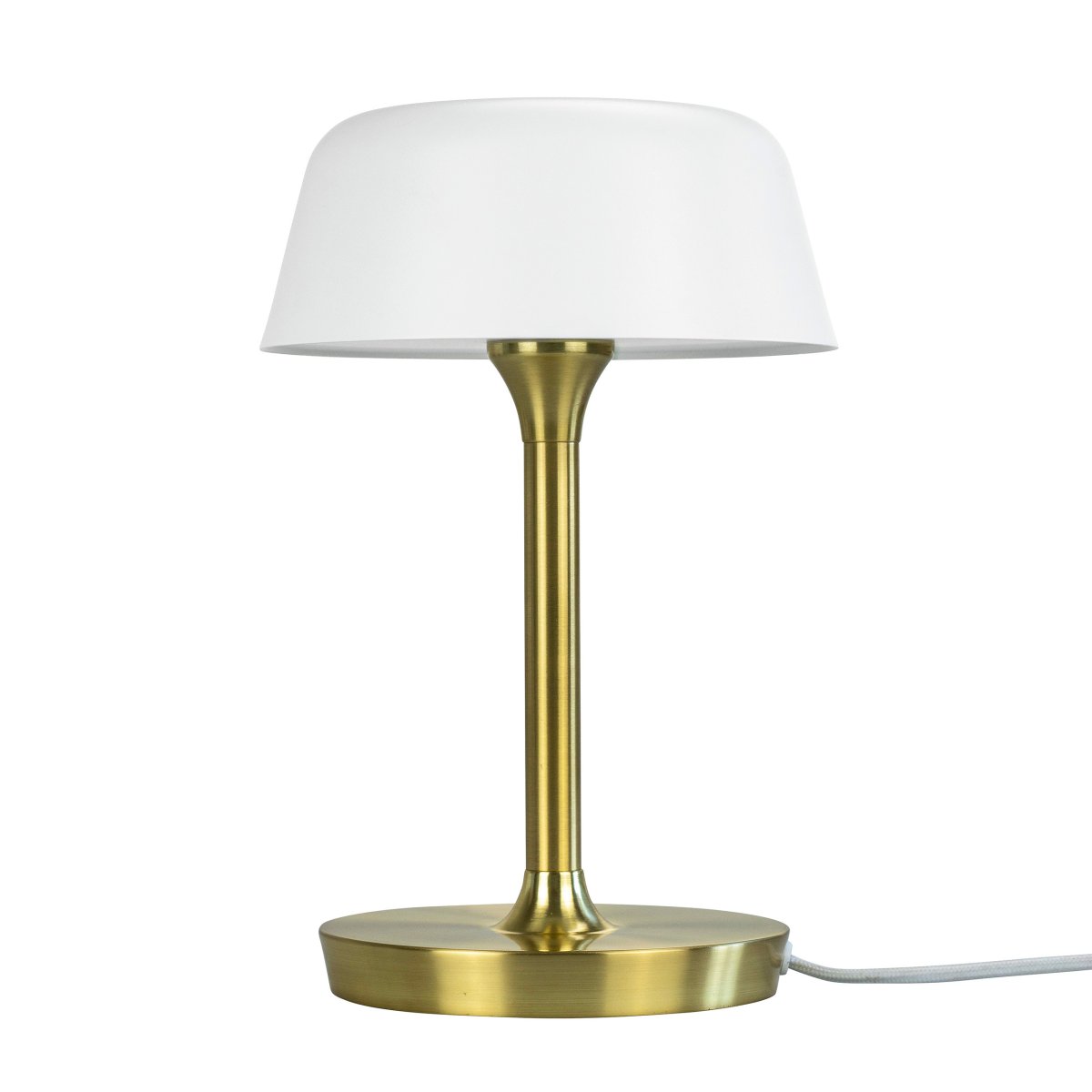 Valencia 30cm Laiton lampe de table De Dyberg Larsen - La lampe de table Valencia est une lampe élégante et unique qui émet une lumière belle et agréable.