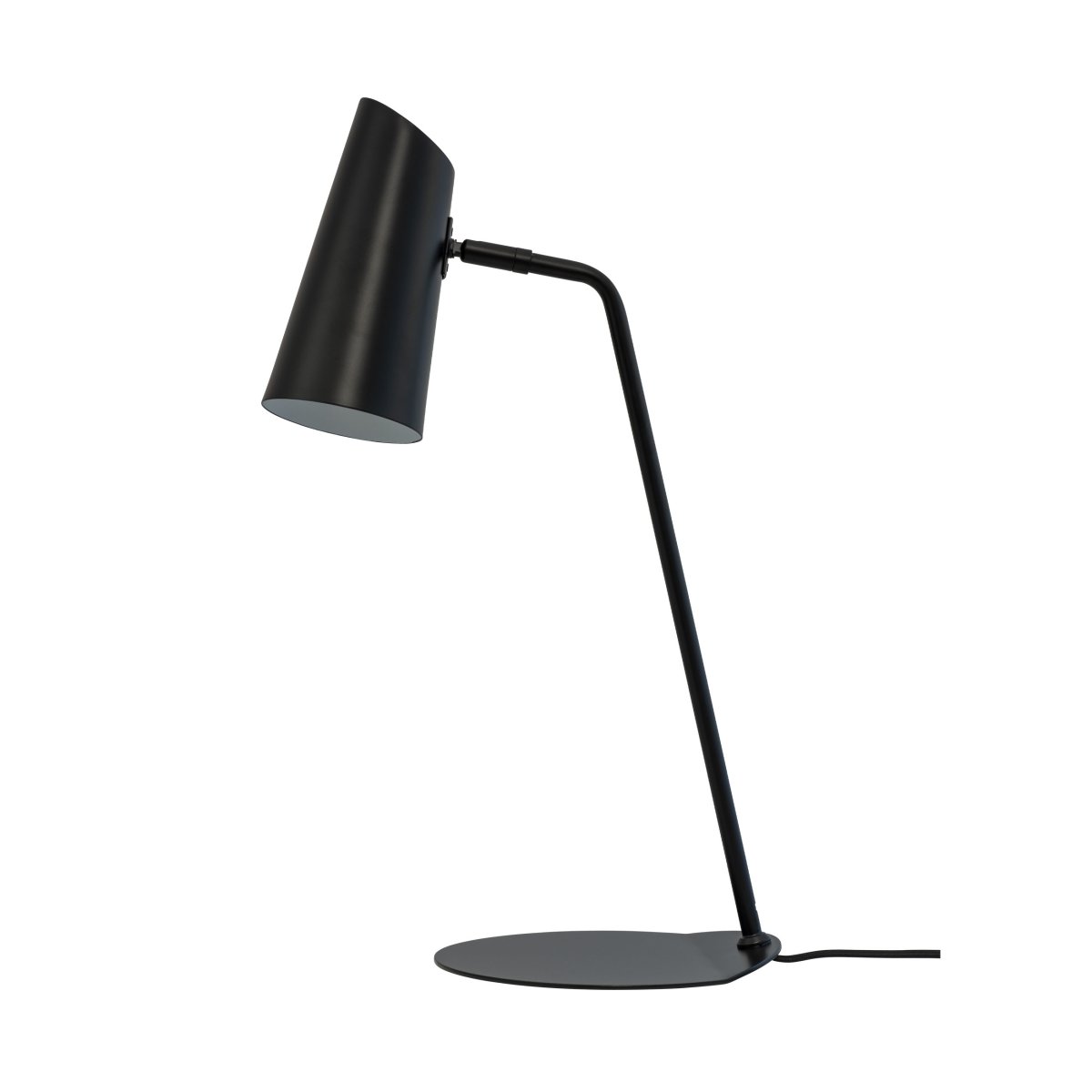 Pallas 55cm Noir lampe de bureau De Dyberg Larsen - La lampe de table Pallas en métal noir est une solution d'éclairage moderne et élégante.