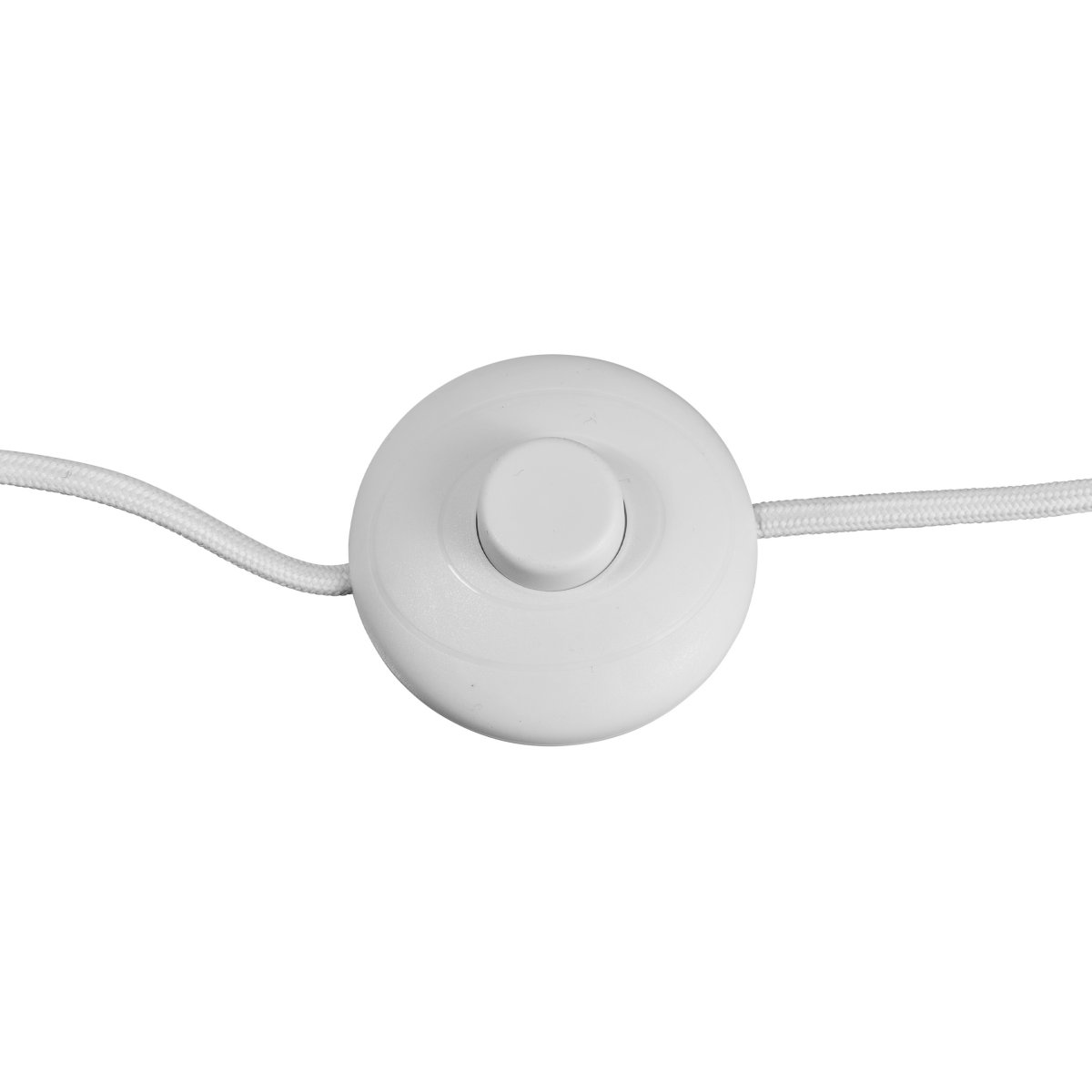 Coast Blanc lampadaire De Dyberg Larsen - Livré avec un câble textile blanc de 1,8 m de long avec interrupteur d'alimentation.