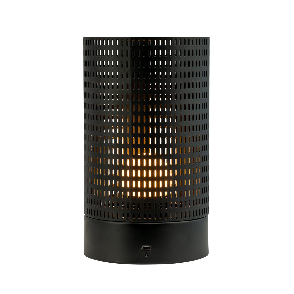 Mesh 20cm Noir portable De Dyberg Larsen - La lampe de table LED Mesh est le choix &eacute;vident pour un &eacute;clairage chaleureux.