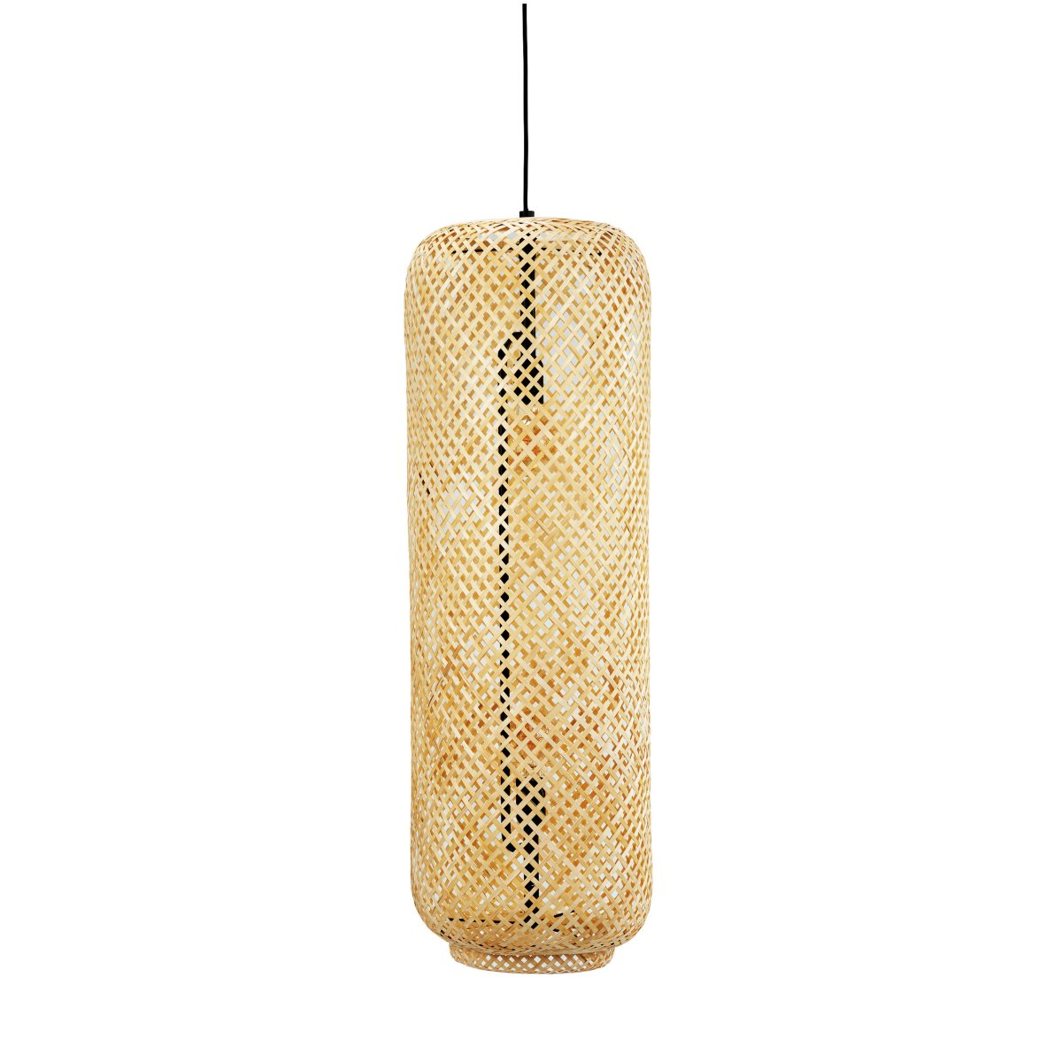 Boom Ø30 Nature suspension De Dyberg Larsen - Avec son motif tissé à la main, il ajoute une touche naturelle et légère à l'intérieur et est parfait pour créer une atmosphère chaleureuse.