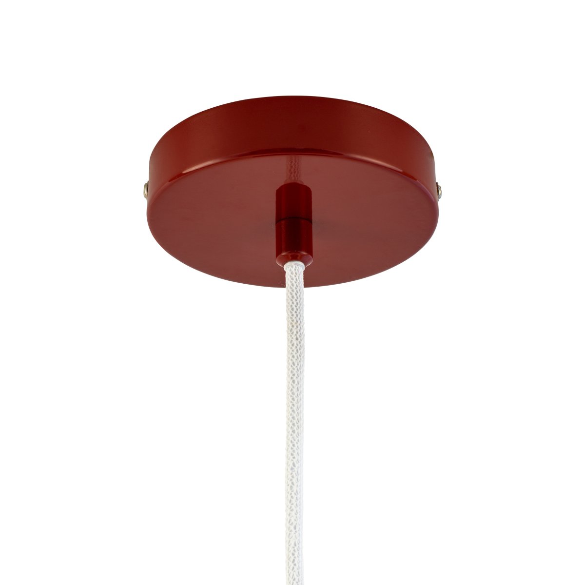 Haipot Ø23 Rouge foncé suspension De Dyberg Larsen - Peu importe où vous le placez, il diffuse une lumière chaude et agréable.