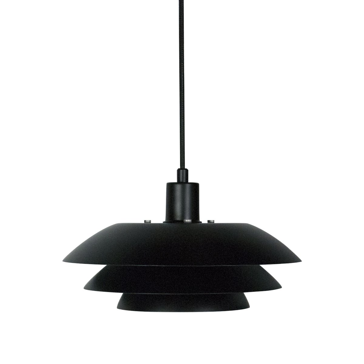 DL31 Ø31 Noir suspension De Dyberg Larsen - La suspension DL31 a un style classique inspiré de lignes épurées et simples.