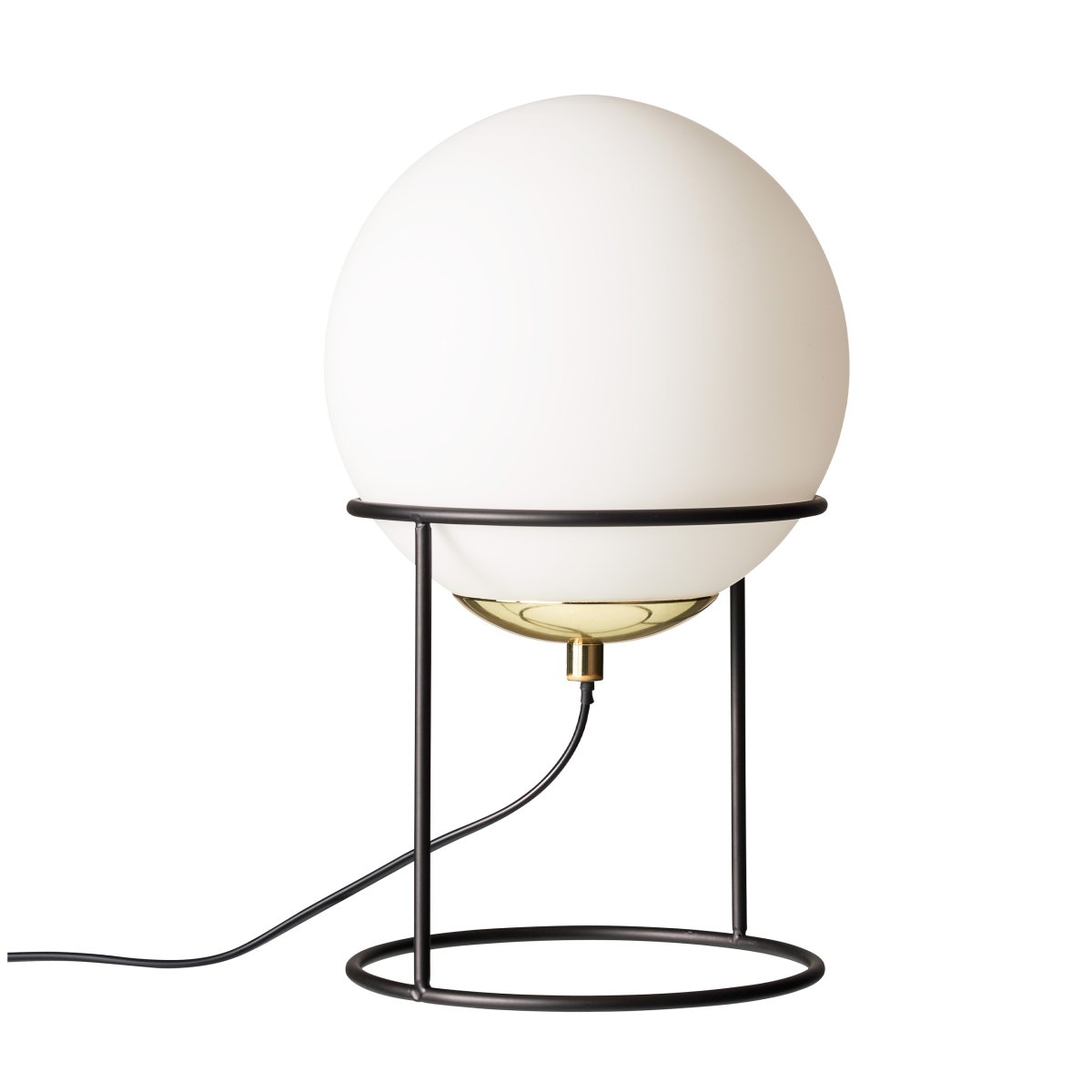 Moon 35cm Noir lampe de table De Dyberg Larsen - Inspirée de la belle lune, la lampe lune ajoute une atmosphère unique à votre maison.