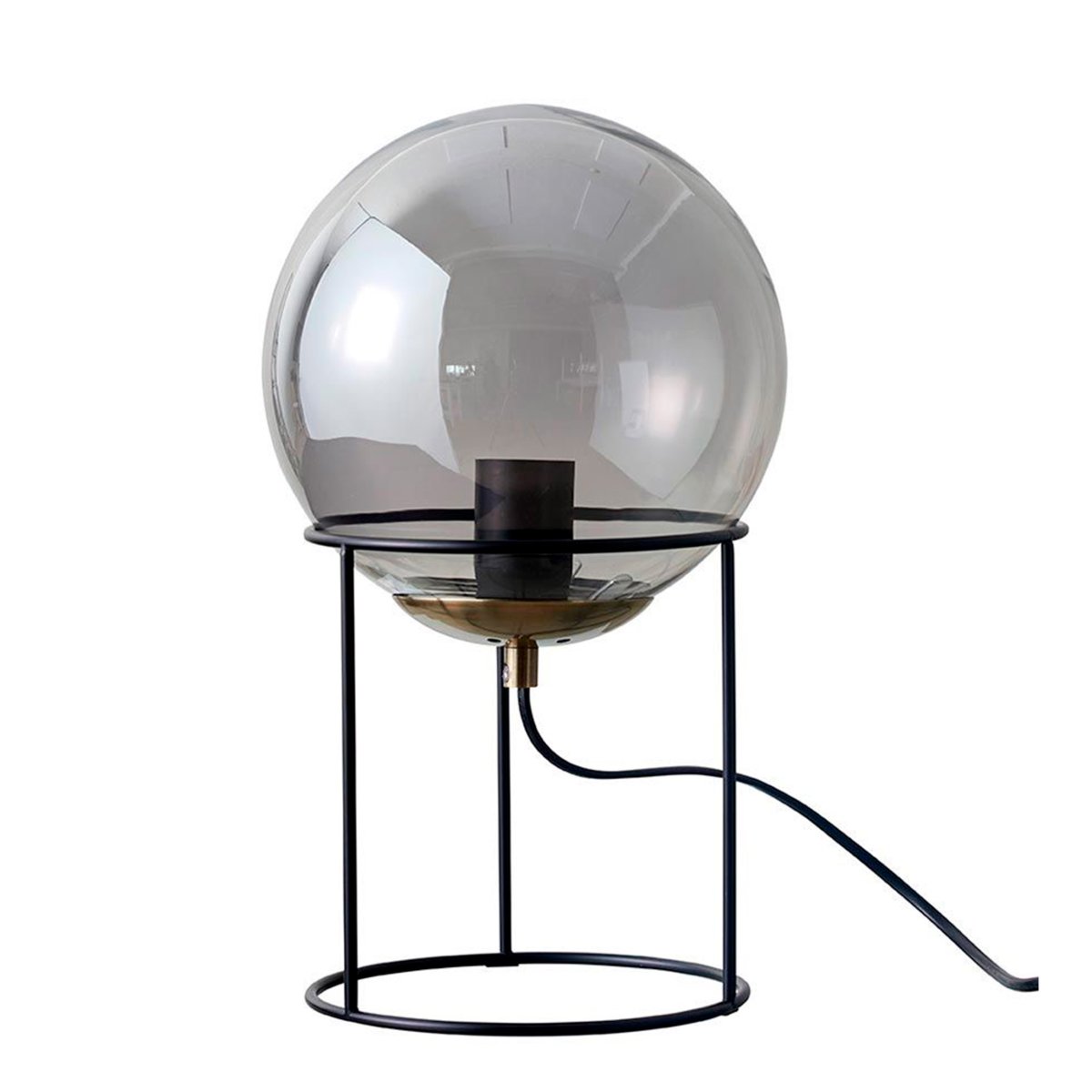 Moon 35cm Noir lampe de table De Dyberg Larsen - Inspirée de la belle lune, la lampe lune ajoute une atmosphère unique à votre maison.