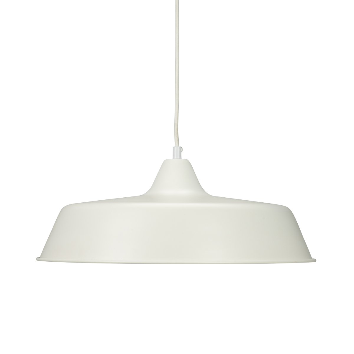 Raw Ø40 Blanc suspension De Dyberg Larsen - La suspension « Raw » est un plafonnier moderne et élégant en métal avec un design charmant.