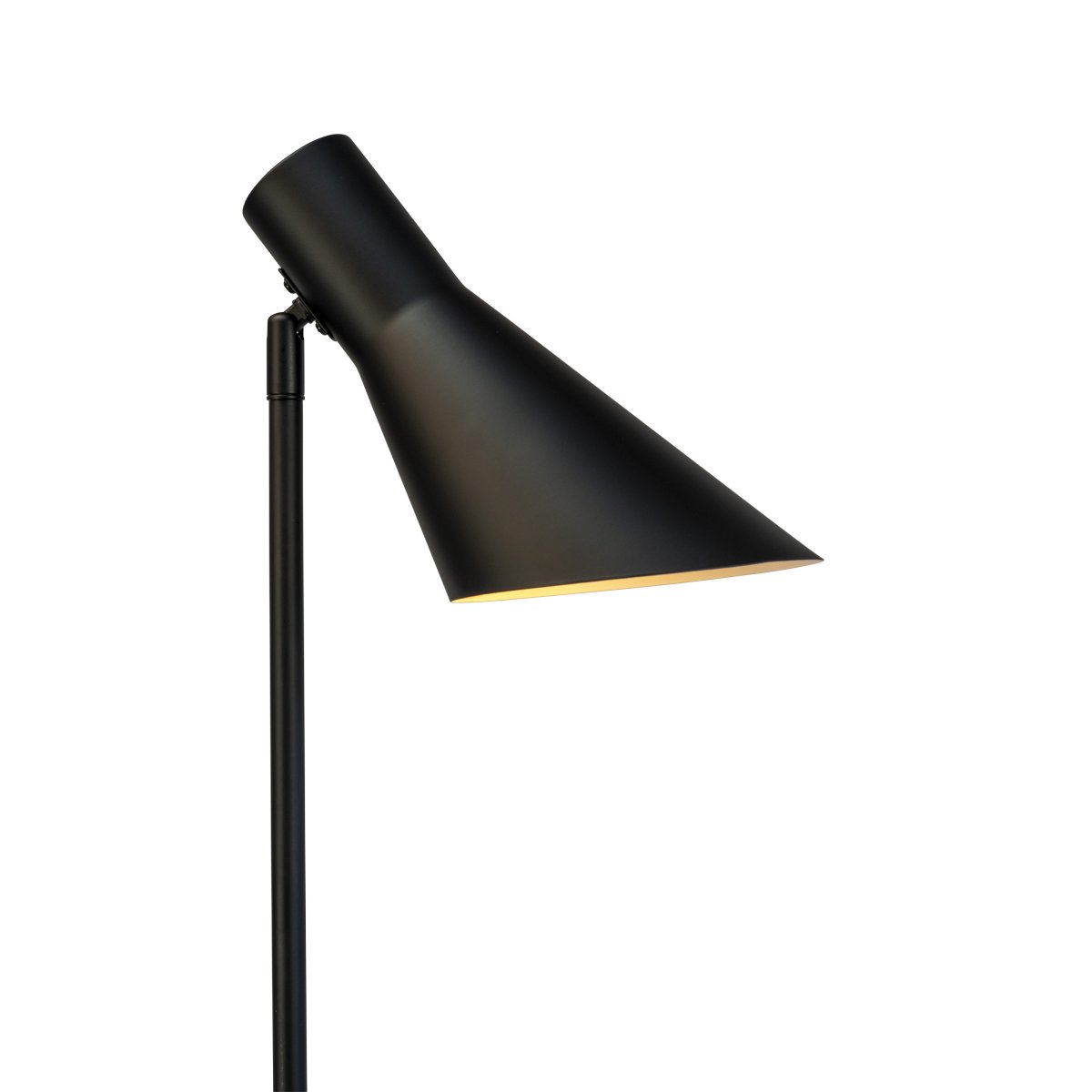 DL12 Noir lampadaire De Dyberg Larsen - Cette lampe allie un design classique &agrave; un &eacute;clairage fonctionnel, parfaite comme lampe de lecture dans le salon, pour l'&eacute;clairage de la chambre ou pour &eacute;clairer les coins sombres.