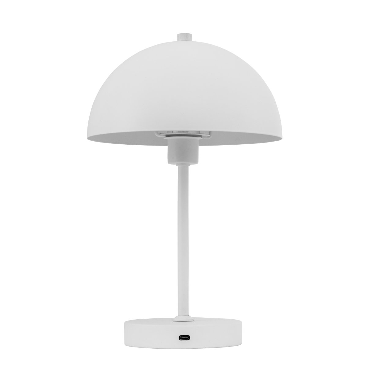 Stockholm 30cm Blanc portable De Dyberg Larsen - La lampe de table LED Stockholm blanche est une lampe rechargeable avec trois niveaux de luminosit&eacute; (100 %, 50 % et 25 %), id&eacute;ale pour une utilisation int&eacute;rieure et ext&eacute;rieure occasionnelle.