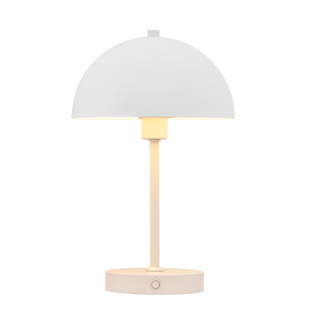 Stockholm 30cm Blanc portable De Dyberg Larsen - La lampe de table LED Stockholm blanche est une lampe rechargeable avec trois niveaux de luminosit&eacute; (100 %, 50 % et 25 %), id&eacute;ale pour une utilisation int&eacute;rieure et ext&eacute;rieure occasionnelle.