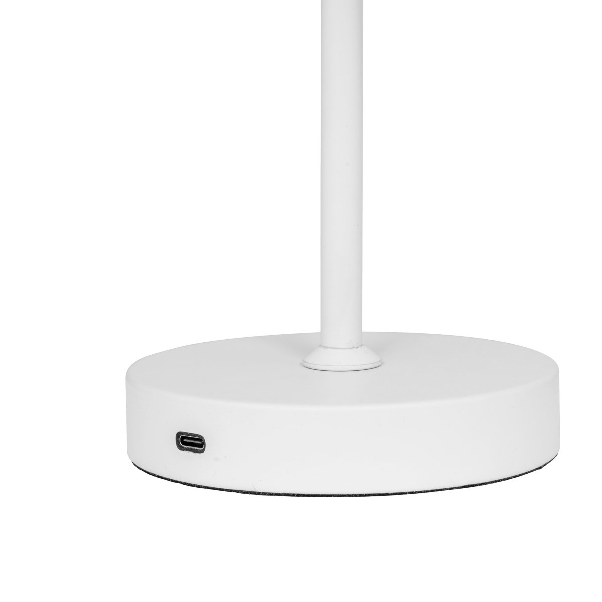 Stockholm 30cm Blanc portable De Dyberg Larsen - La lampe de table LED Stockholm blanche est une lampe rechargeable avec trois niveaux de luminosit&eacute; (100 %, 50 % et 25 %), id&eacute;ale pour une utilisation int&eacute;rieure et ext&eacute;rieure occasionnelle.