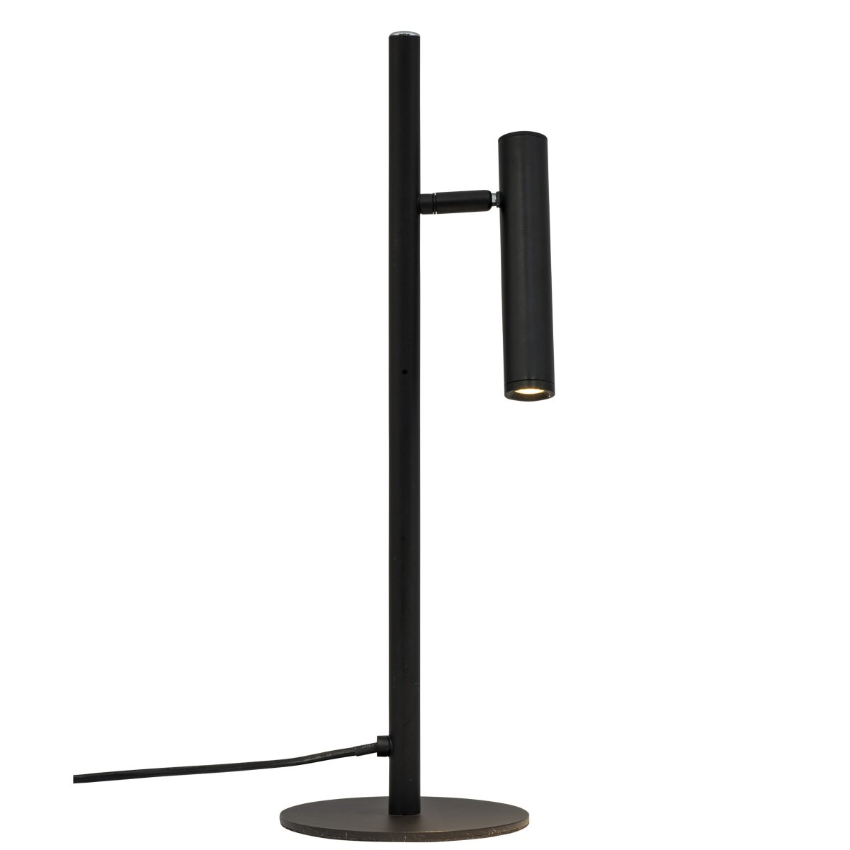 Carlo 48cm Noir lampe de bureau De Dyberg Larsen - La lampe de table Carlo est une lampe LED au design minimaliste et élégant.