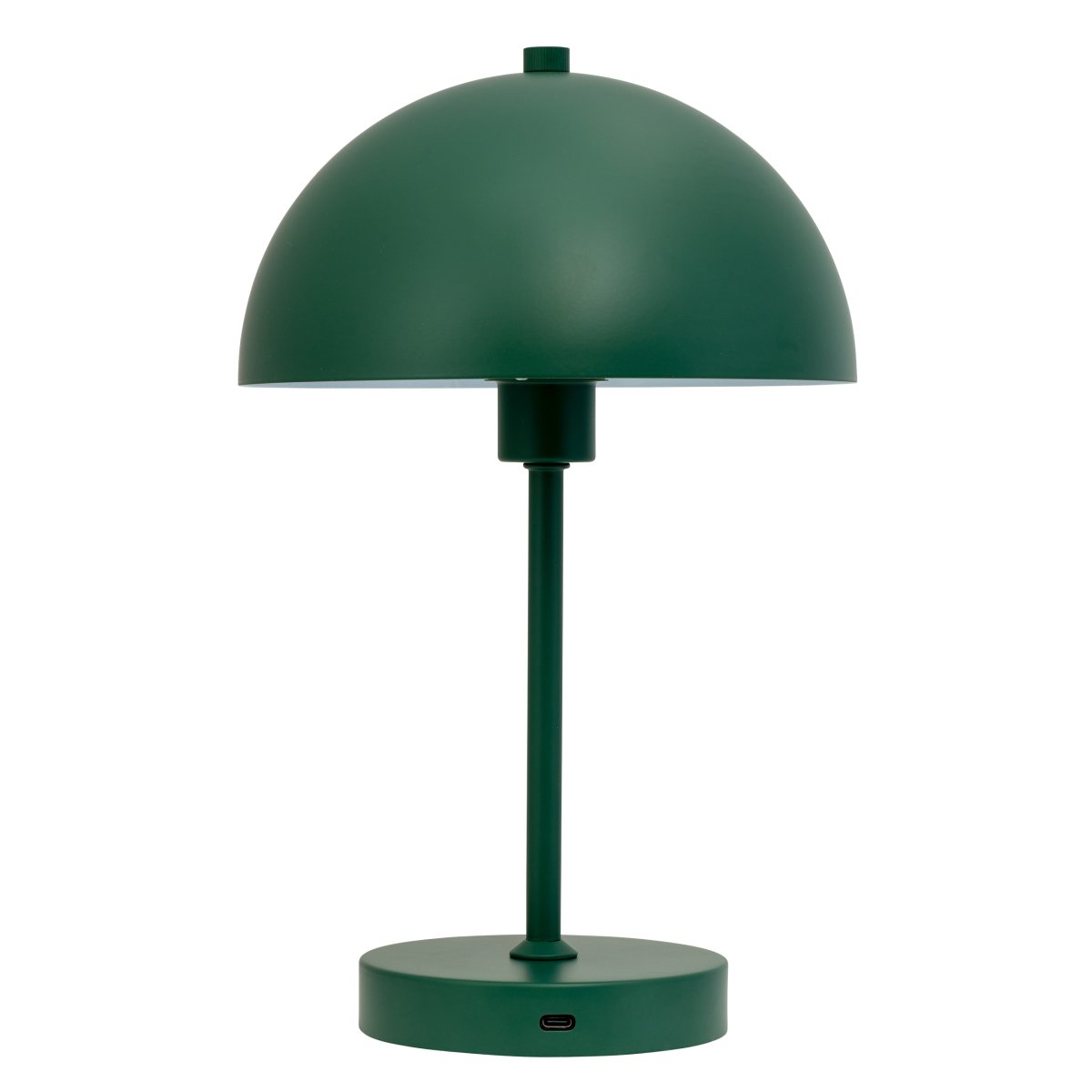 Stockholm 30cm Vert foncé portable De Dyberg Larsen - Lampe de table Stockholm verte &ndash; Une lampe rechargeable avec 3 niveaux de luminosit&eacute; (100 %, 50 % et 25 %) qui offre un &eacute;clairage flexible &agrave; l'int&eacute;rieur comme &agrave; l'ext&eacute;rieur.