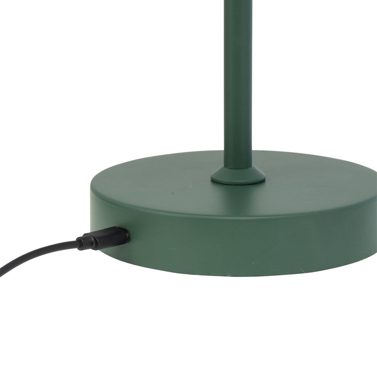 Stockholm 30cm Vert foncé portable De Dyberg Larsen - Lampe de table Stockholm verte &ndash; Une lampe rechargeable avec 3 niveaux de luminosit&eacute; (100 %, 50 % et 25 %) qui offre un &eacute;clairage flexible &agrave; l'int&eacute;rieur comme &agrave; l'ext&eacute;rieur.