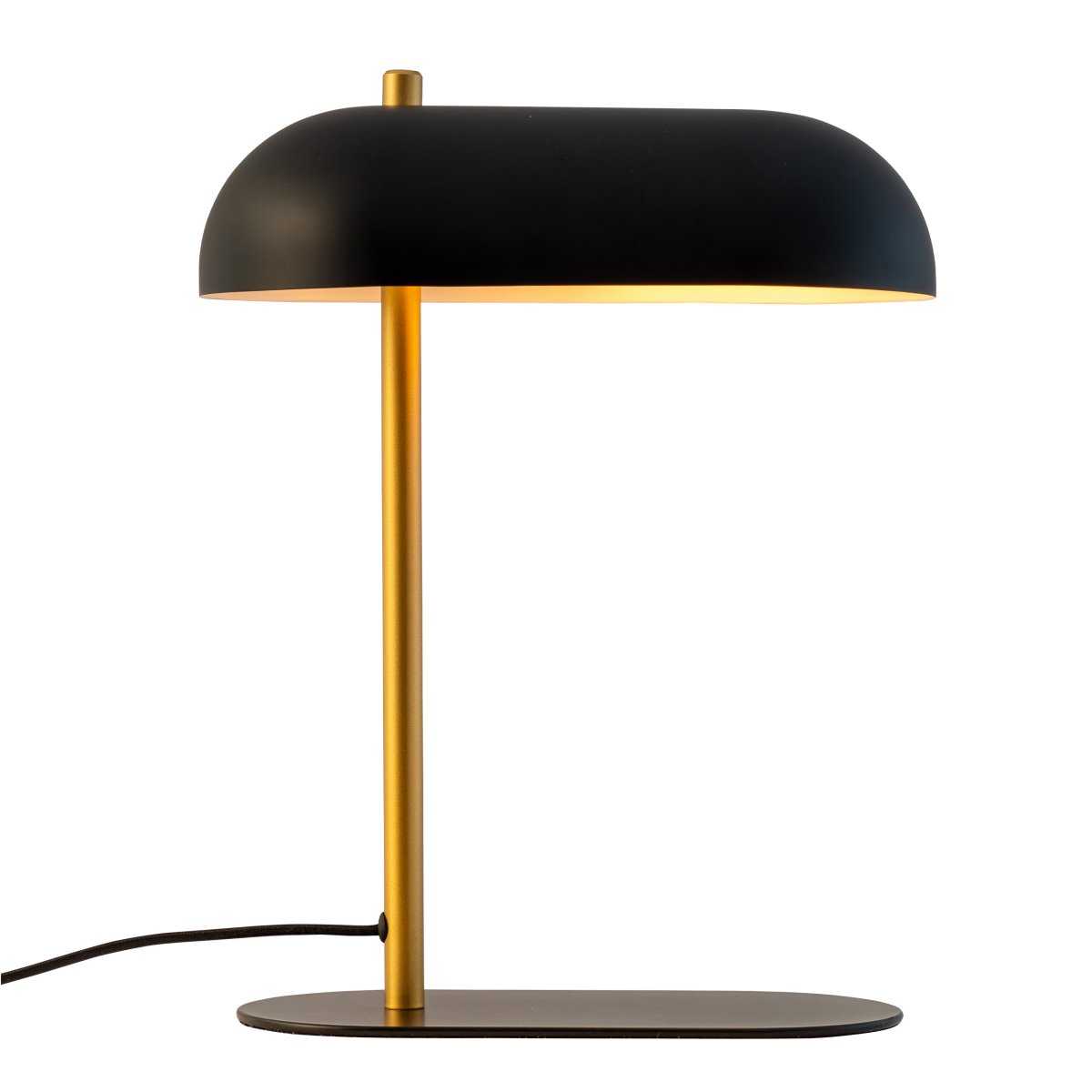 Arch 36cm Laiton lampe de table De Dyberg Larsen - La lampe de table Arch est un hommage à la simplicité et à la qualité – une fusion du design danois et de la fonctionnalité.
