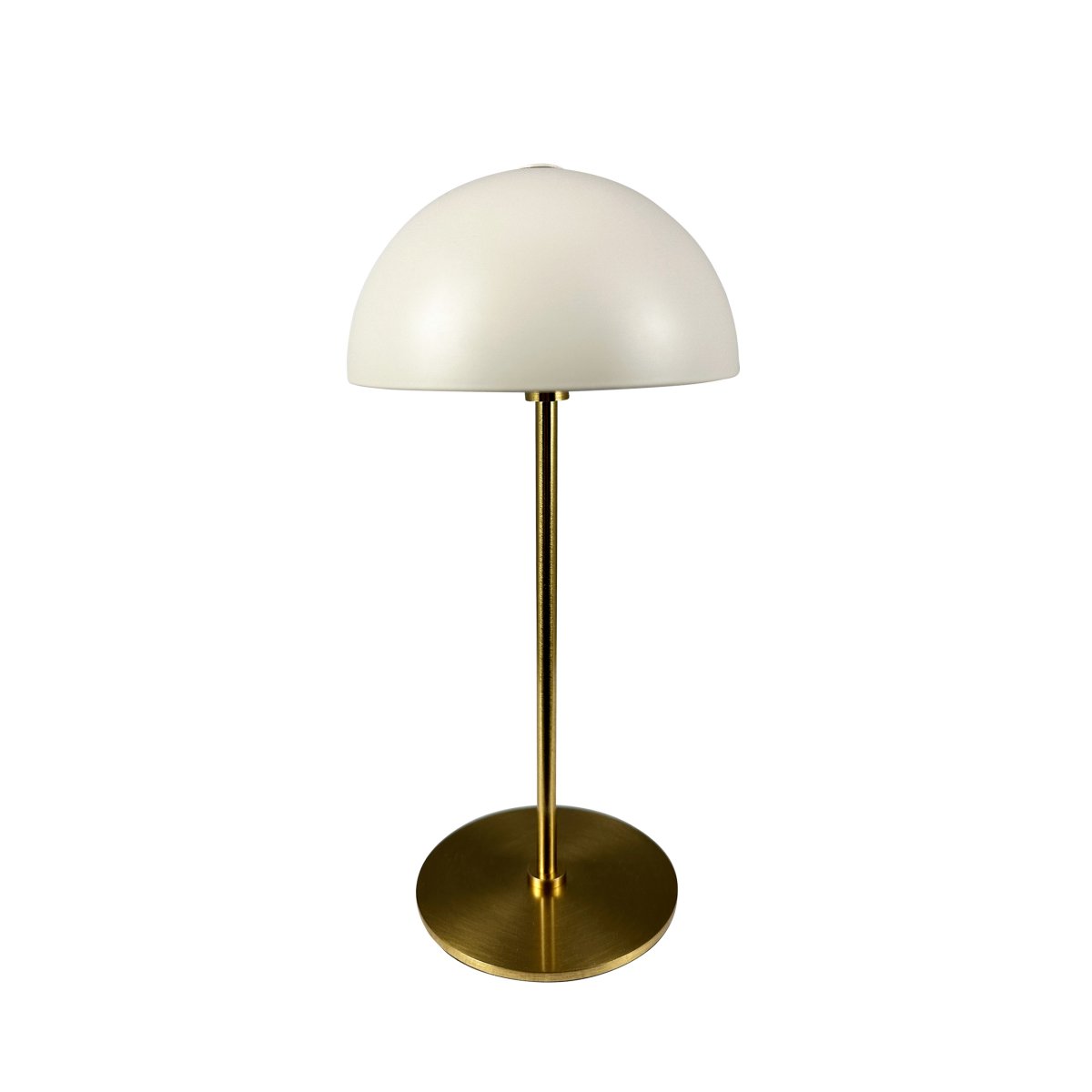 Along Ensemble 20cm Beige portable De Dyberg Larsen - Les lampes de table Along Mini avec technologie LED et tactile intégrées allient design intemporel et harmonie.