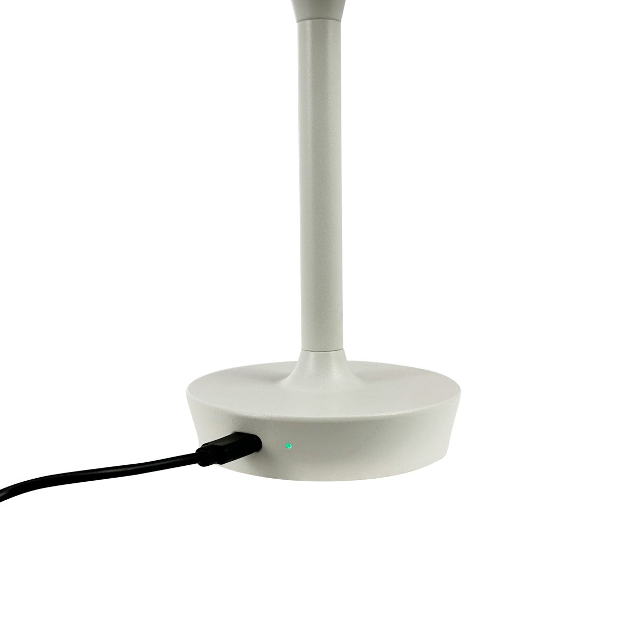Flow 25cm Blanc crème portable De Dyberg Larsen - La lampe est sans fil et facile à déplacer, vous pouvez donc la placer n'importe où.