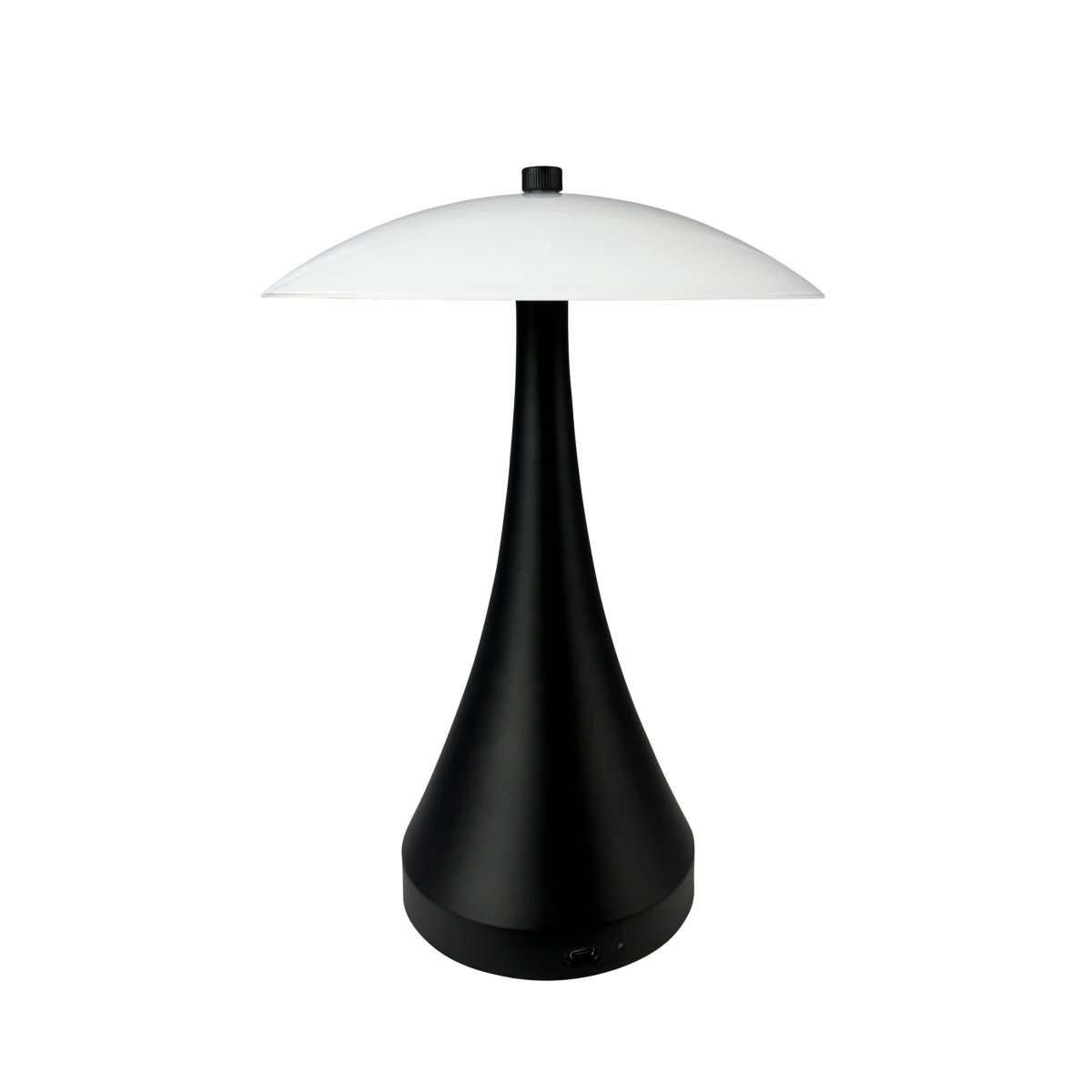 Vienna 28cm Noir portable De Dyberg Larsen - La lampe rechargeable vous donne la liberté de la placer n'importe où sans avoir à vous soucier des câbles.