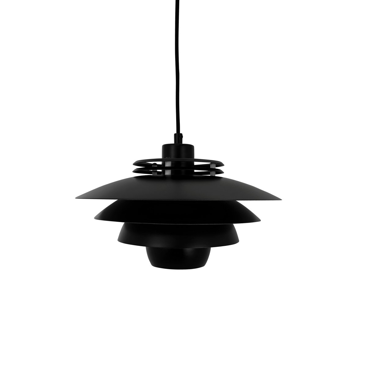 Ejka Ø30 Noir suspension De Dyberg Larsen - Découvrez la suspension Ejka Mini, une lampe design danoise au style intemporel qui s'intègre parfaitement dans la maison nordique.