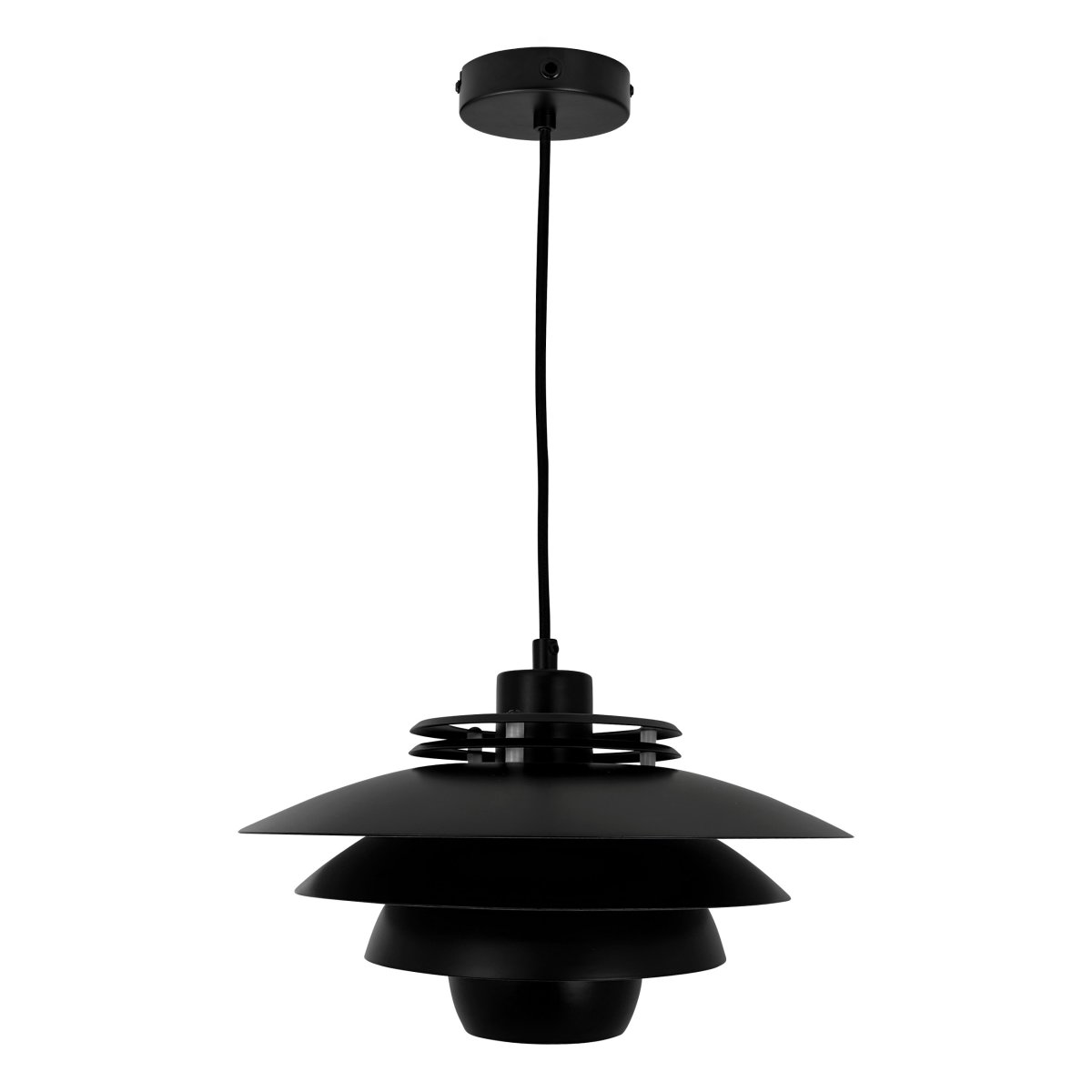 Ejka Ø30 Noir suspension De Dyberg Larsen - Découvrez la suspension Ejka Mini, une lampe design danoise au style intemporel qui s'intègre parfaitement dans la maison nordique.