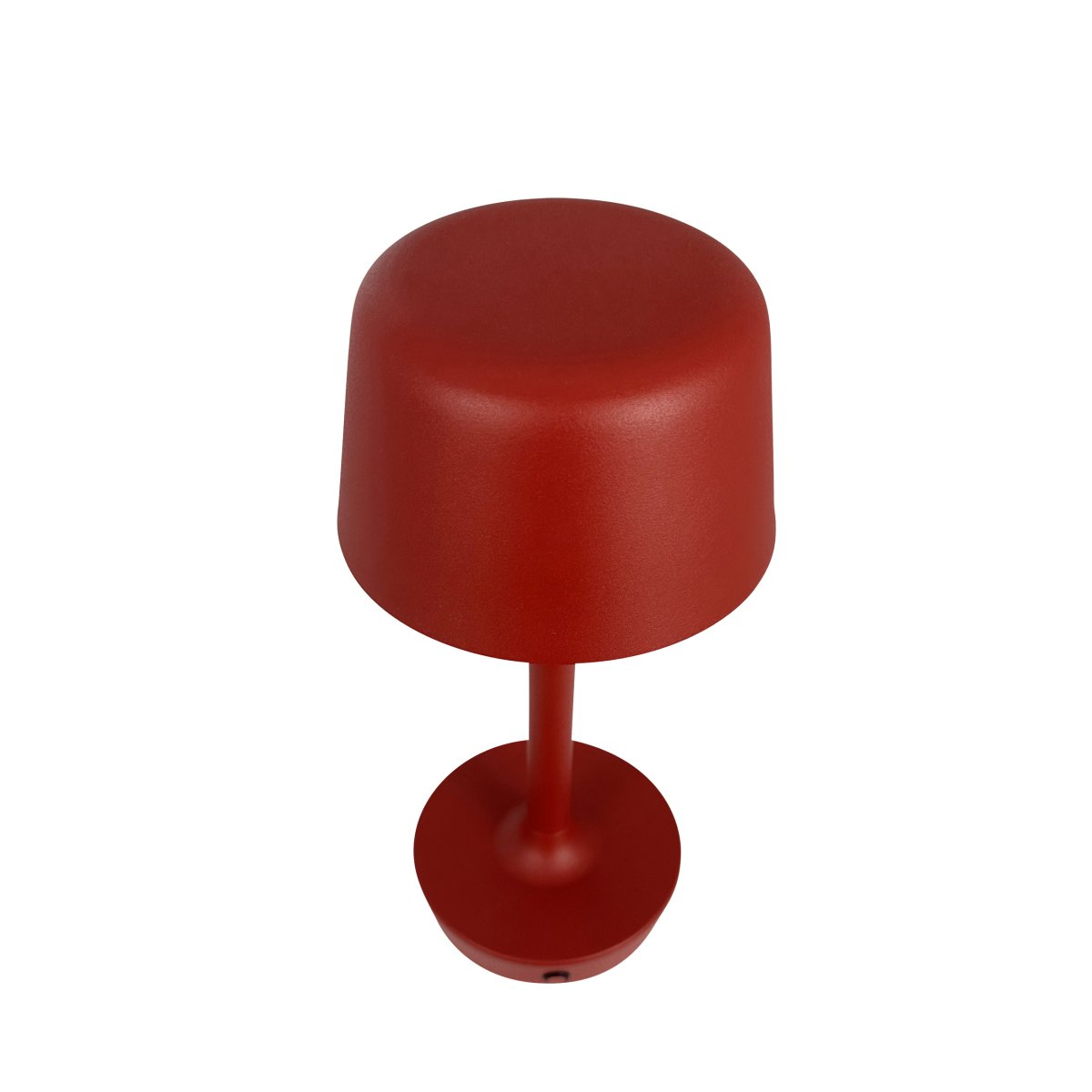 Flow 25cm Rouge foncé portable De Dyberg Larsen - La lampe est sans fil et facile à déplacer, vous pouvez donc la placer n'importe où.