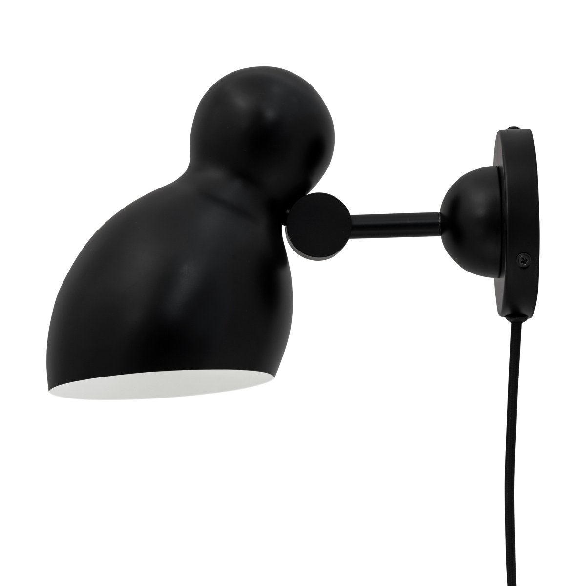 Ludo Noir lampe de lecture De Dyberg Larsen - Ludo est fabriqué en métal de haute qualité avec une finition soyeuse et ajoute une touche de design classique à votre maison.