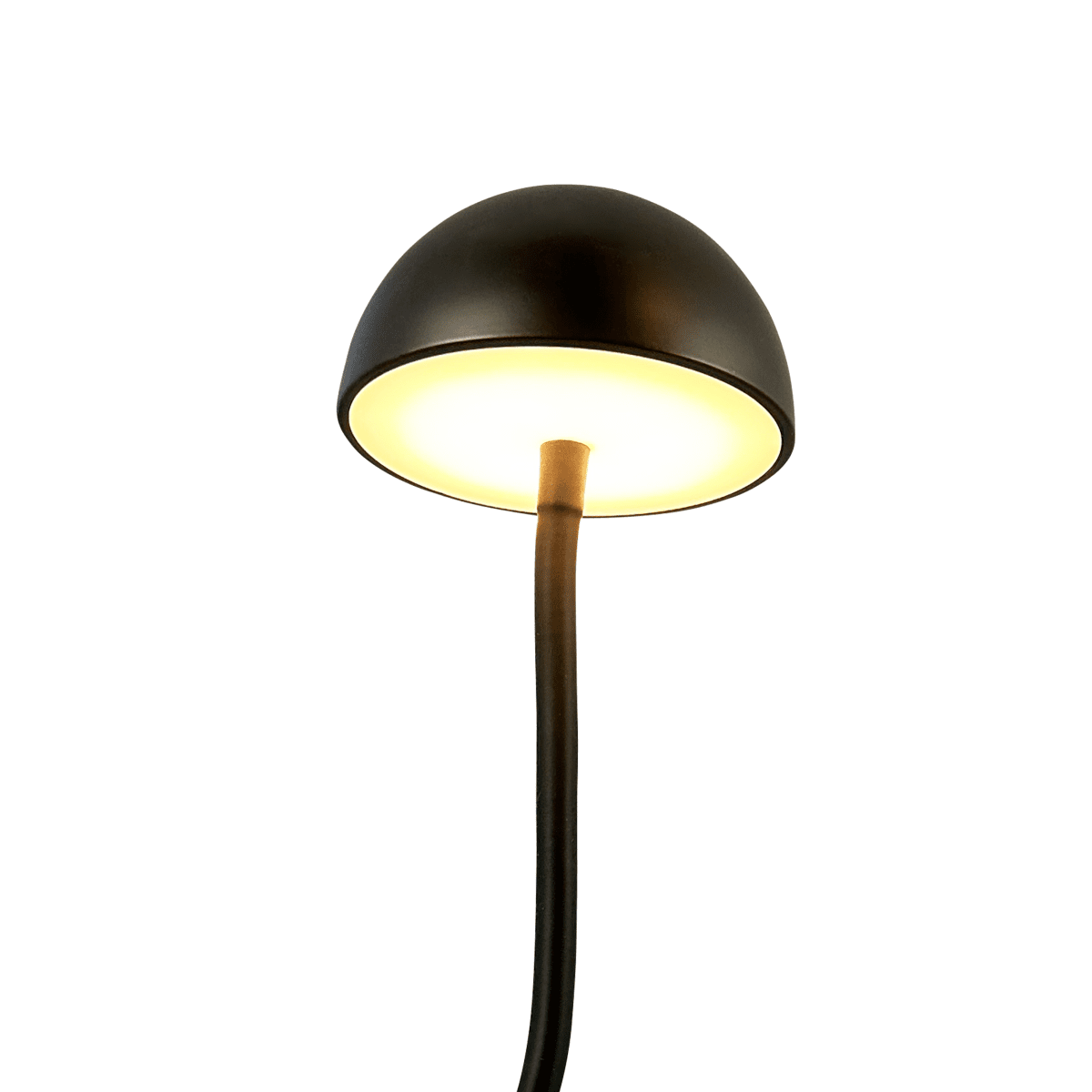 Fonzy 38cm Noir portable De Dyberg Larsen - Fonzy bordslampa &auml;r b&aring;de rolig och praktisk, och dess flexibilitet g&ouml;r den till ett perfekt val f&ouml;r den som vill ha en lampa som &auml;r b&aring;de funktionell och stilren.