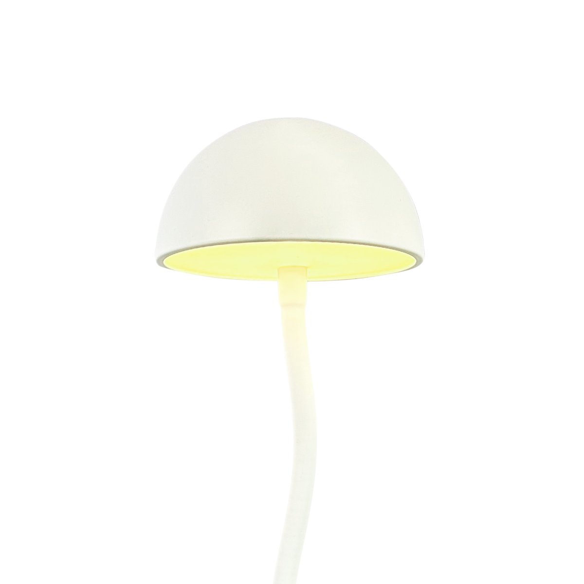 Fonzy 38cm Blanc portable De Dyberg Larsen - Fonzy bordslampa &auml;r b&aring;de rolig och praktisk, och dess flexibilitet g&ouml;r den till ett perfekt val f&ouml;r den som vill ha en lampa som &auml;r b&aring;de funktionell och stilren.